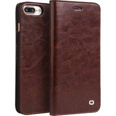 Qialino Glas Mobiltilbehør Qialino Classic Leather Wallet Case (iPhone 7)