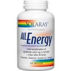 D-vitaminer - Kisel Kosttilskud Solaray All Energy 120 stk