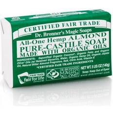 Dr. Bronners Bade- & Bruseprodukter Dr. Bronners Pure-Castile Almond Bar Soap 140g