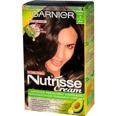 Garnier Glans Hårprodukter Garnier Nutrisse Cream #4 Brown 140ml