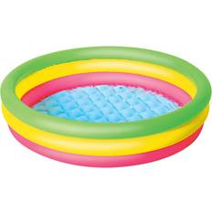 Plastlegetøj Badebassiner Bestway 3 Ring Summer Colours Paddling Pool 102cm