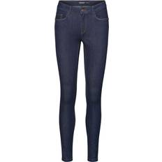 32 - Blå Bukser & Shorts Vero Moda Slim Fit Medium Waist Jeans - Blue/Dark Blue Denim