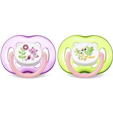 Philips Pink Sutter & Bidelegetøj Philips Avent Freeflow Soothers 18m+ 2-pack