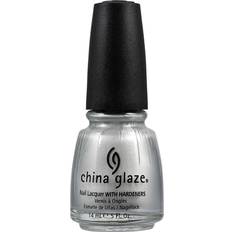 China Glaze Neglelakker China Glaze Nail Lacquer Platinum Silver 14ml