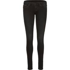 Noisy May 30 Bukser & Shorts Noisy May Eve Lw Skinny Fit Jeans - Black/Black
