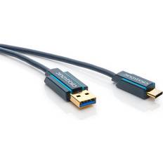 USB A-USB C - USB-kabel Kabler ClickTronic Casual USB A - USB C 3.0 3m