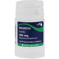 Magnesia 500mg 100 stk Tablet
