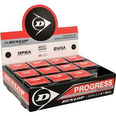 Squashbolde Dunlop Progress Red Dot - 12-pack
