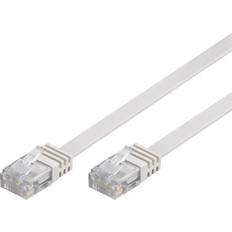 Netværkskabler - PVC Goobay Flat U/UTP Cat6 RJ45 - RJ45 10m