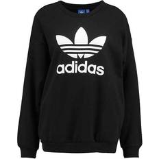 16 - 48 - Dame - Sweatshirts Sweatere adidas Women's Trefoil Crew Sweatshirt - Black