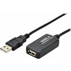 Digitus USB A-USB A - USB-kabel Kabler Digitus USB A-USB A 2.0 M-F 10m