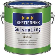 Trestjerner - Gulvmaling Hvid 0.75L