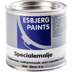 Esbjerg Specialemalje Metalmaling Sort 0.75L