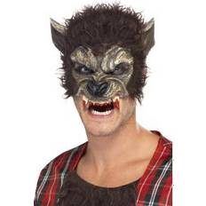 Smiffys Halvdækkende masker Smiffys Werewolf Half Face Mask