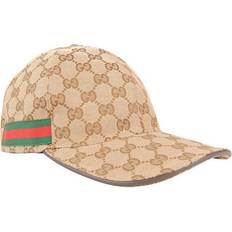 Gucci Asymmetriske Tøj Gucci Original GG Canvas Baseball Hat - Beige/Ebony