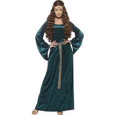 Damer Dragter & Tøj Kostumer Smiffys Grøn Middelalder Lady Plussize Kostume