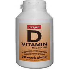 D-vitaminer - Kisel Kosttilskud Lekaform Vitamin-D 300 stk