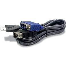 Trendnet USB A - 2xVGA 1.8m