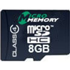 MicroMemory Hukommelseskort MicroMemory MicroSDHC Class 4 18/4MB/s 8GB