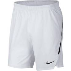 Hvid - Tennis Bukser Nike Court Flex Ace Short Men - White/Black/Black