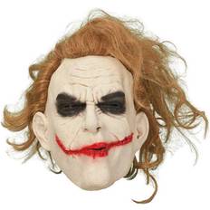Herrer - Klovne Masker Hisab Joker Latex Mask Joker with Hair