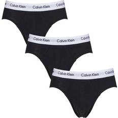 Calvin Klein Briefs Underbukser Calvin Klein Cotton Stretch Hip Briefs 3-pack - Black
