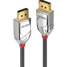 DisplayPort-kabler - Sølv Lindy Cromo Line DisplayPort-DisplayPort 0.5m