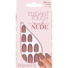 Elegant Touch Nude Collection Mink Nails 24-pack