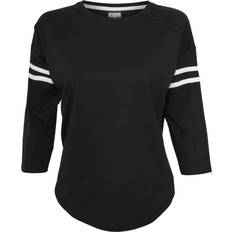 Urban Classics Stribede Tøj Urban Classics Sleeve Striped L/S T-shirt - Black/White
