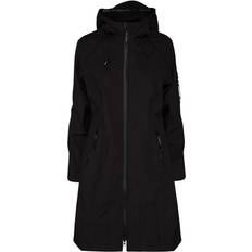 16 - Polyester Regnjakker & Regnslag Ilse Jacobsen Rain37 Long Raincoat - Black
