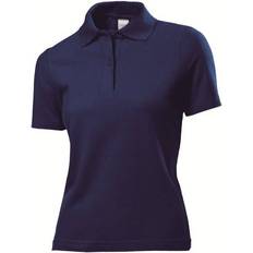 14 - Skjortekrave Polotrøjer Stedman Short Sleeve Polo Shirt - Navy Blue