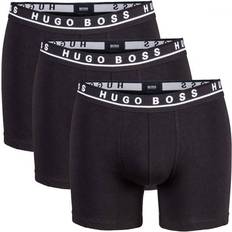 Hugo Boss Boxsershorts tights Underbukser HUGO BOSS Stretch Cotton Boxer 3-pack - Black