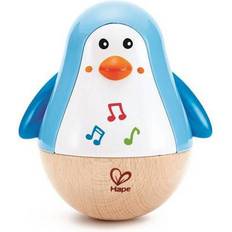 Hape Trælegetøj Babylegetøj Hape Penguin Musical Wobbler