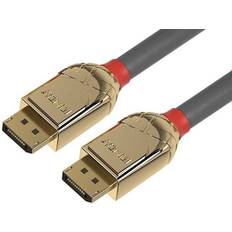 DisplayPort-kabler - Grå Lindy Gold Line DisplayPort - DisplayPort 7.5m