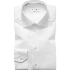Eton Herre Tøj Eton Signature Twill Shirt - White