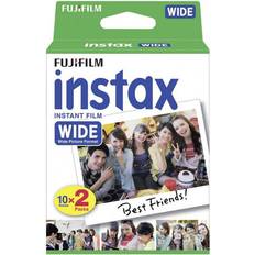 62 x 99 mm (Instax Wide) Analoge kameraer Fujifilm Instax wide film - 20 sheets per pack