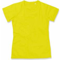 Gul - Mesh T-shirts Stedman Active 140 Raglan Women - Cyber Yellow