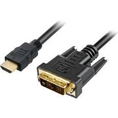 Sharkoon HDMI-kabler Sharkoon HDMI - DVI M-M 1m