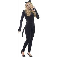 Teenagere Dragter & Tøj Kostumer Smiffys Cat Costume Velour Jumpsuit