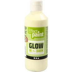 Selvlysende maling Glow in the Dark Paint Fluorescent Yellow 250ml