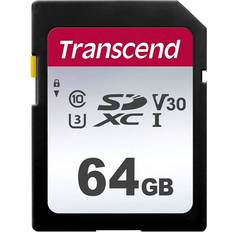 64 GB - SDXC - UHS-I Hukommelseskort Transcend 300S SDXC Class 10 UHS-I U3 V30 95/45MB/s 64GB
