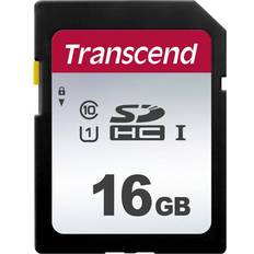 16 GB Hukommelseskort & USB Stik Transcend 300S SDHC Class 10 UHS-I U1 95/45MB/s 16GB