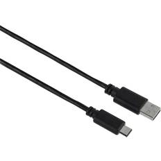 Hama USB A-USB C - USB-kabel Kabler Hama 1 star USB C - USB A 2.0 1m