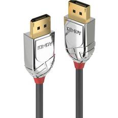 DisplayPort-kabler - Grå Lindy Cromo Line DisplayPort-DisplayPort 3m