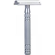 Feather Barberskrabere Feather AS-D2 All Stainless Steel Luxury Safety Razor