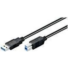 Wentronic USB-kabel Kabler Wentronic SuperSpeed USB A-USB B 3.0 3m