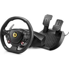 Rat- & Pedalsæt Thrustmaster T80 Ferrari 488 GTB Edition Racing Wheel - Sort