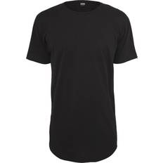 Urban Classics Polokrave Tøj Urban Classics Shaped Long T-shirt - Black