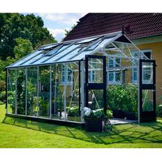 Juliana Fritstående drivhuse Juliana Premium 13m² 3mm Aluminium Hærdet glas