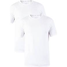 Calvin Klein Herre Overdele Calvin Klein Modern Cotton Lounge T-shirt 2-pack - White